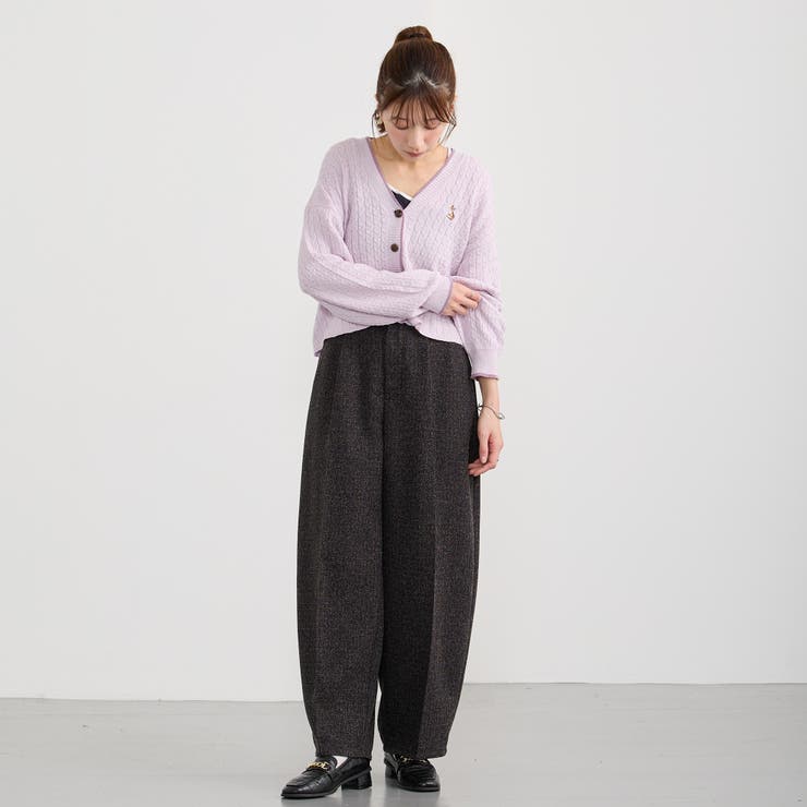 ラインケーブルカーディガン | NICOLE | 詳細画像26 