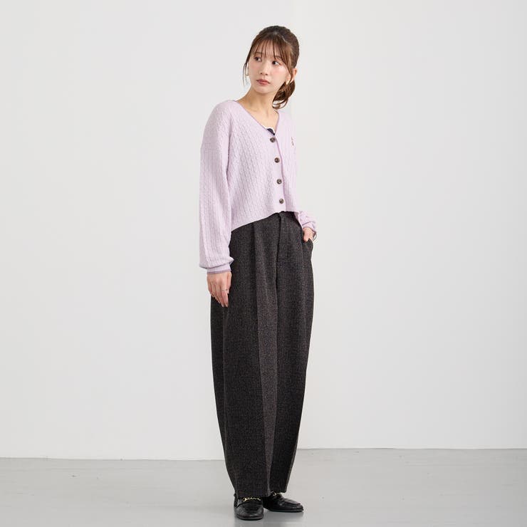ラインケーブルカーディガン | NICOLE | 詳細画像27 
