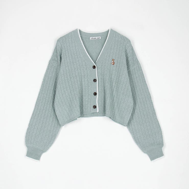ラインケーブルカーディガン | NICOLE | 詳細画像3 