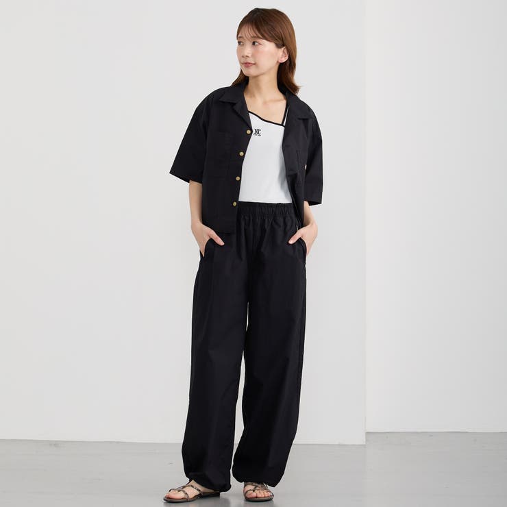 【Dickies】オープンカラークロップドシャツ | NICOLE | 詳細画像21 
