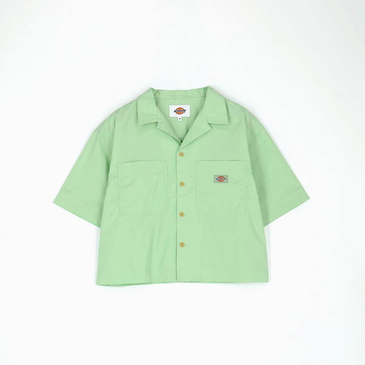 【Dickies】オープンカラークロップドシャツ | NICOLE | 詳細画像3 