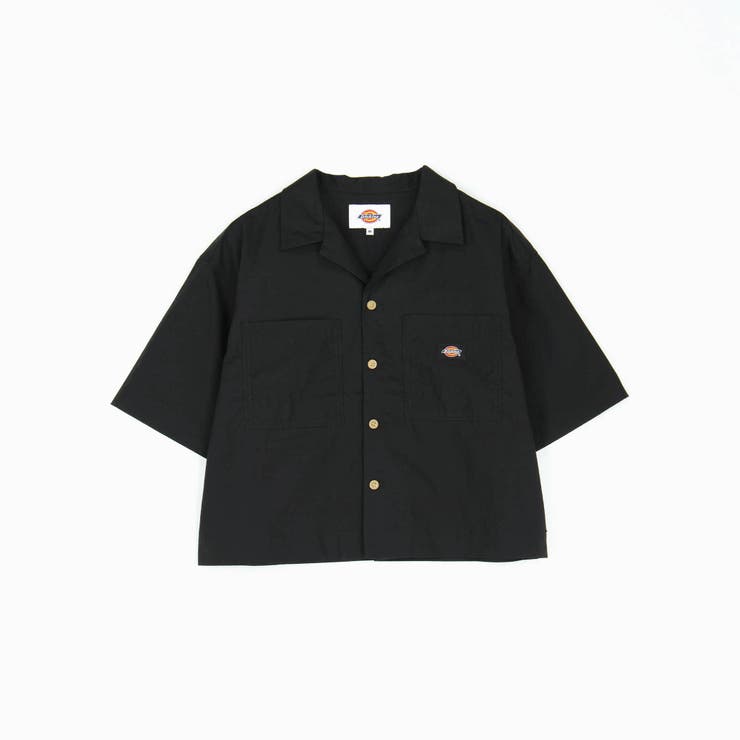 【Dickies】オープンカラークロップドシャツ | NICOLE | 詳細画像4 