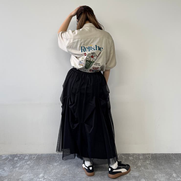 クリームソーダ刺繍シャツ | NICOLE | 詳細画像15 