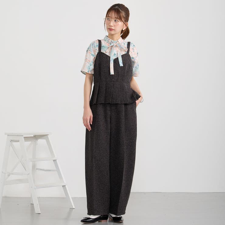 リボン付き柄ブラウス | NICOLE | 詳細画像16 