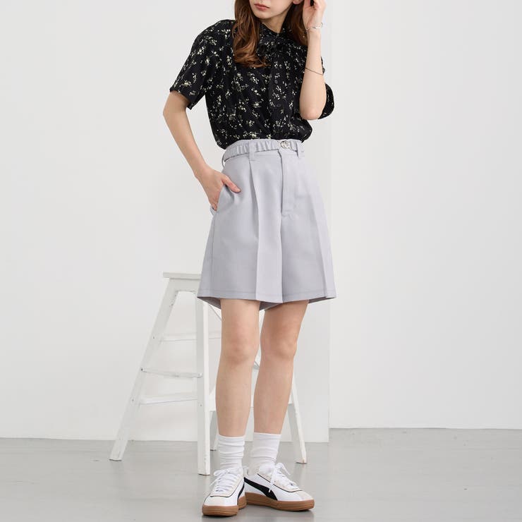 リボン付き柄ブラウス | NICOLE | 詳細画像17 