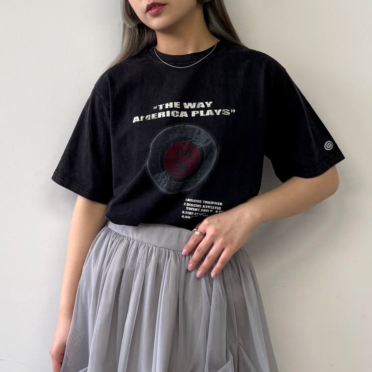 【DISCUS】ヴィンテージプリントTシャツ | NICOLE | 詳細画像1 