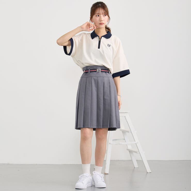 ハーフZIPポロシャツ[品番：NICW0006740]｜NICOLE（ニコル）の