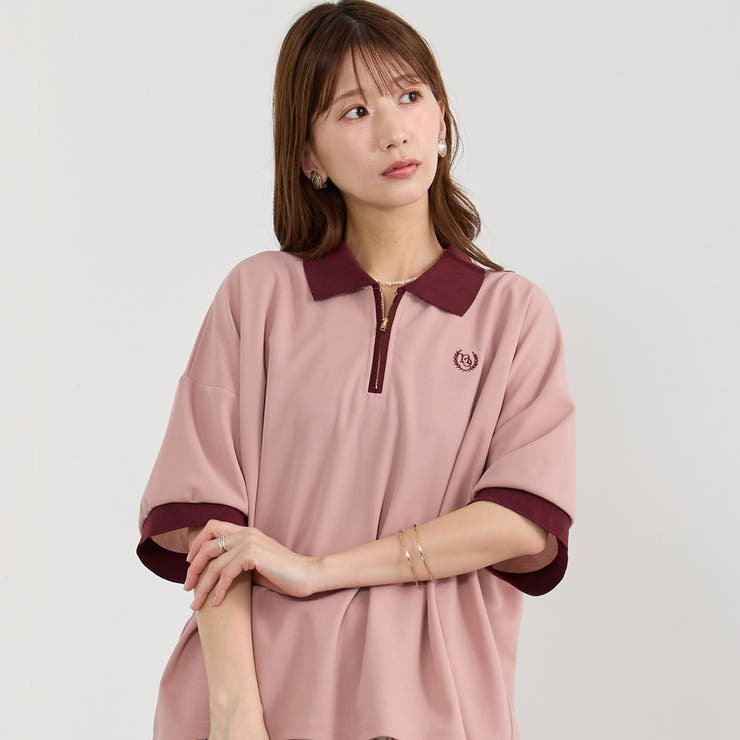 ハーフZIPポロシャツ[品番：NICW0006740]｜NICOLE（ニコル）の