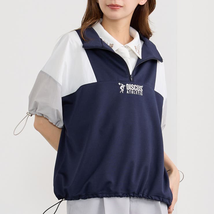 【DISCUS】ドッキングハーフジップ | NICOLE | 詳細画像1 