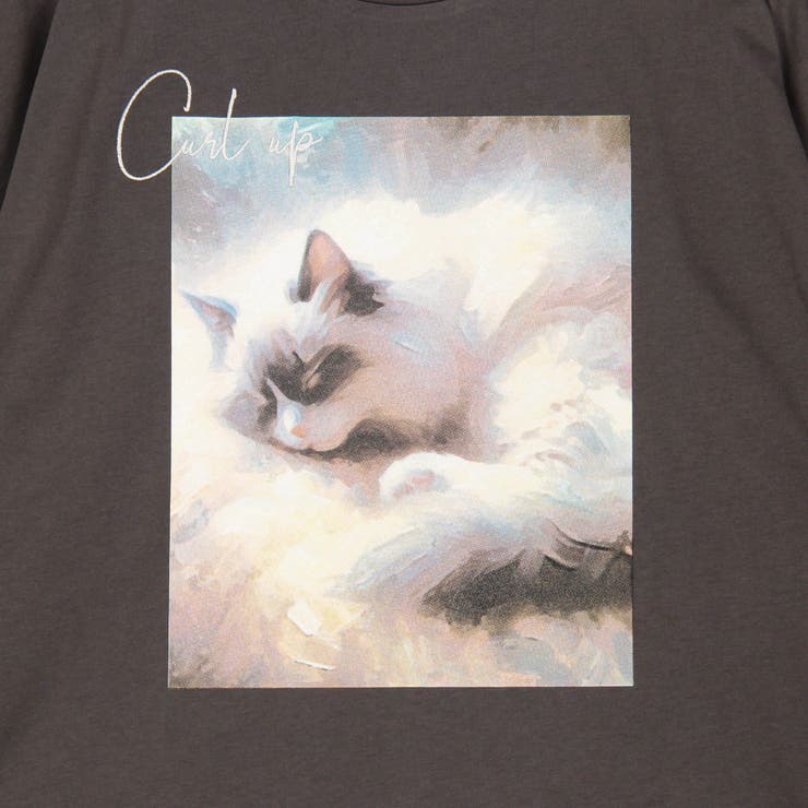 フレンチスリーブ猫Tシャツ | NICOLE | 詳細画像23 