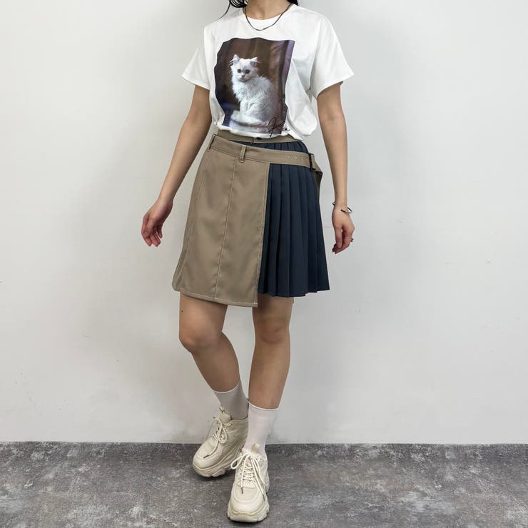 フレンチスリーブ猫Tシャツ | NICOLE | 詳細画像6 
