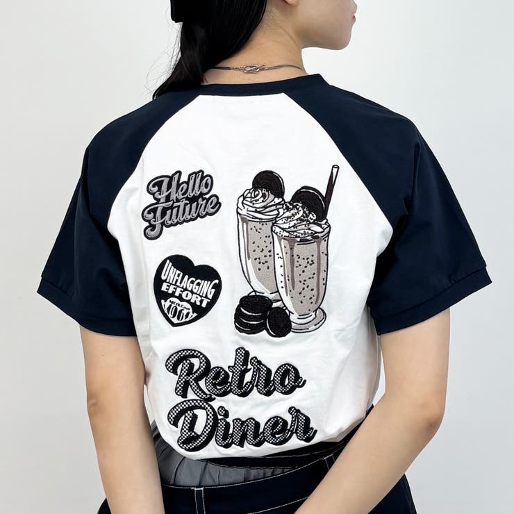 ダイナー刺繍Tシャツ[品番：NICW0007020]｜NICOLE（ニコル）の