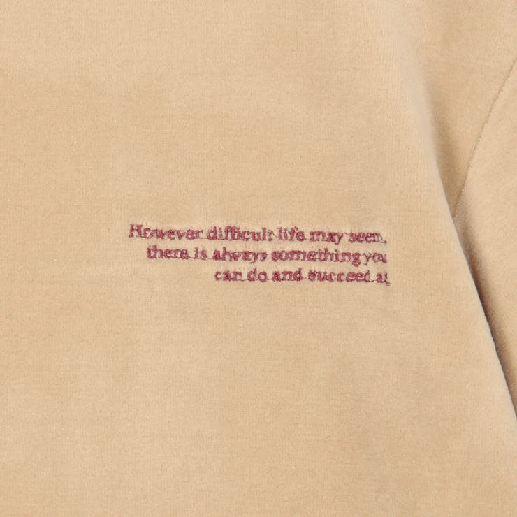 ベロア刺繍Tシャツ | NICOLE | 詳細画像10 