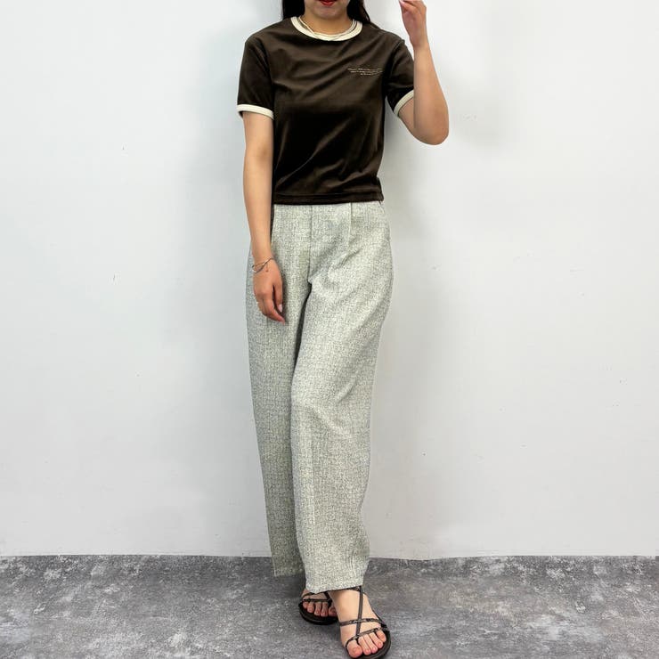 ベロア刺繍Tシャツ | NICOLE | 詳細画像20 