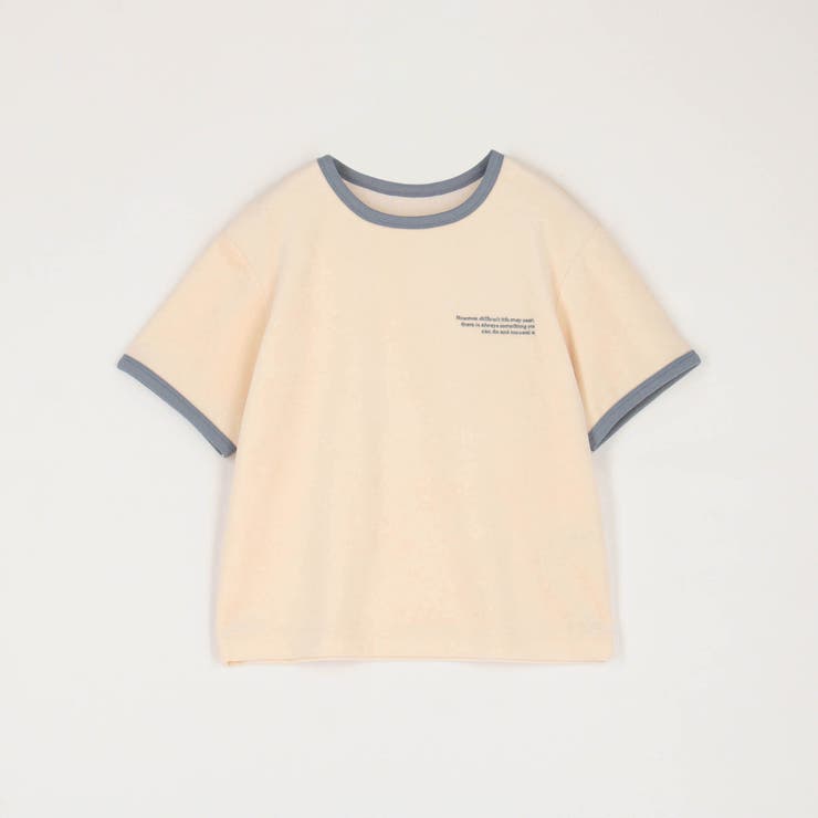 ベロア刺繍Tシャツ | NICOLE | 詳細画像4 