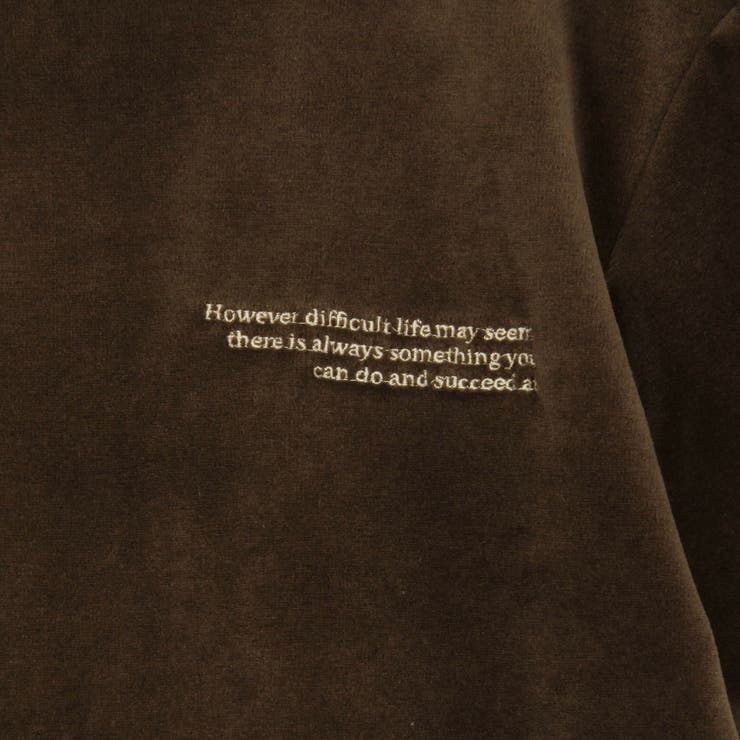 ベロア刺繍Tシャツ | NICOLE | 詳細画像9 