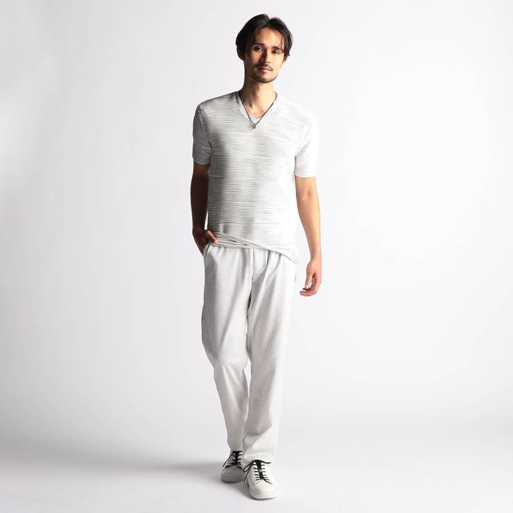 バーズアイカノコ 8分丈イージーパンツ | NICOLE | 詳細画像2 