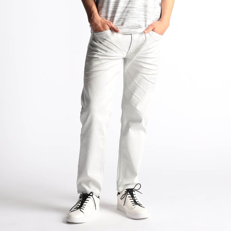 09ホワイト | 8分丈アラカルト5ポケットパンツ | NICOLE