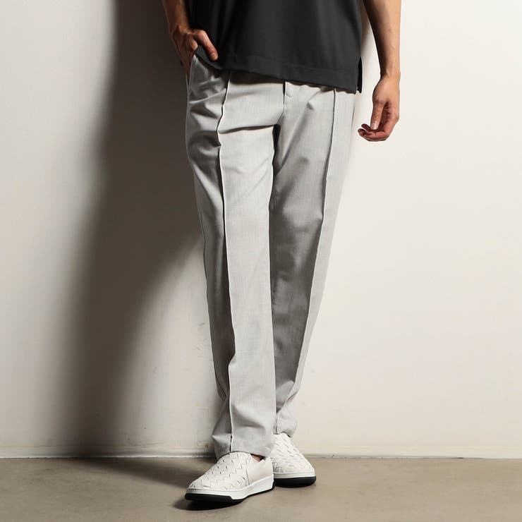 19ライトグレー | 【RIELABO】ピンタックイージーパンツ | NICOLE