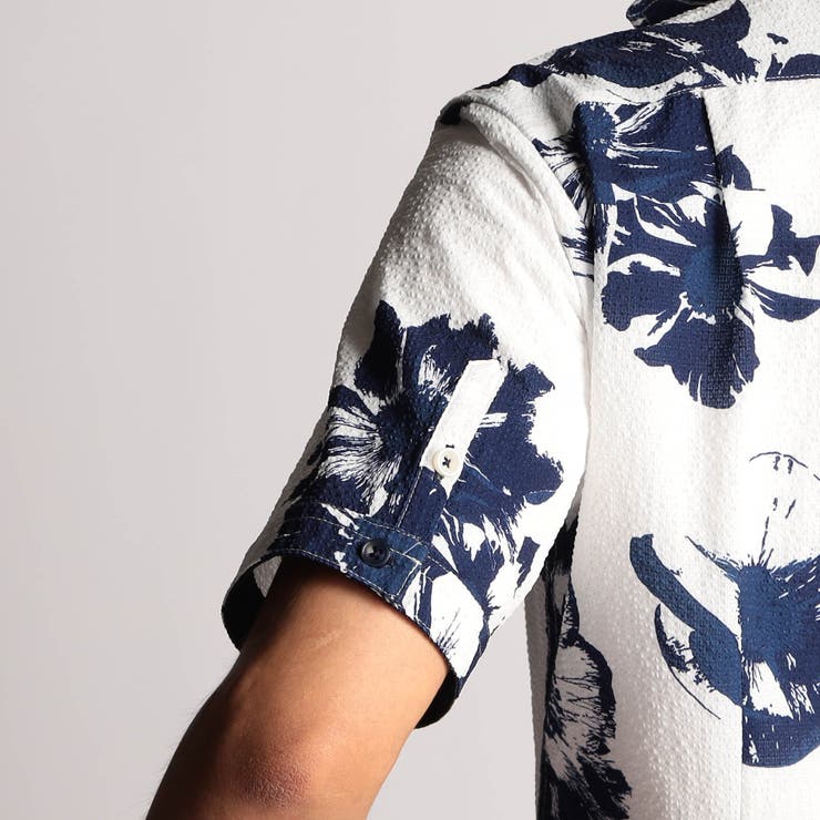 アラカルトプリント半袖スタンドシャツ | NICOLE | 詳細画像19 