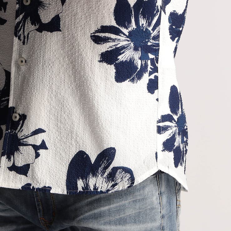 アラカルトプリント半袖スタンドシャツ | NICOLE | 詳細画像20 