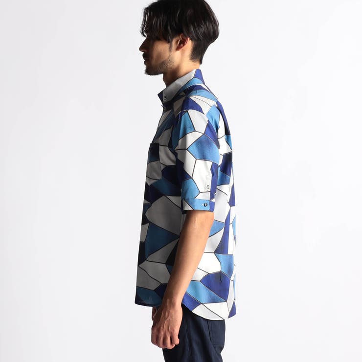 アラカルトプリント ＢＤスタンドシャツ | NICOLE | 詳細画像6 