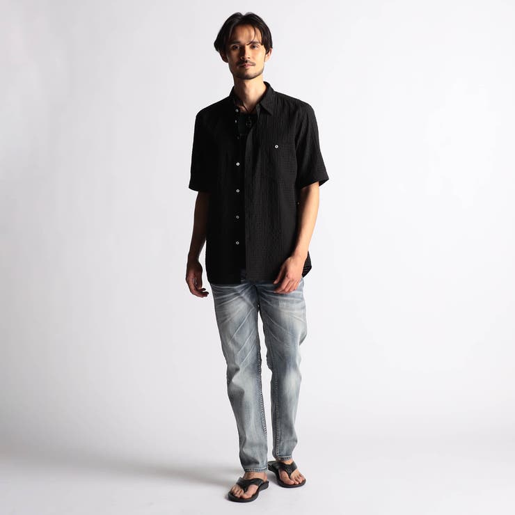 シアーチェック レギュラーカラーシャツ | NICOLE | 詳細画像3 