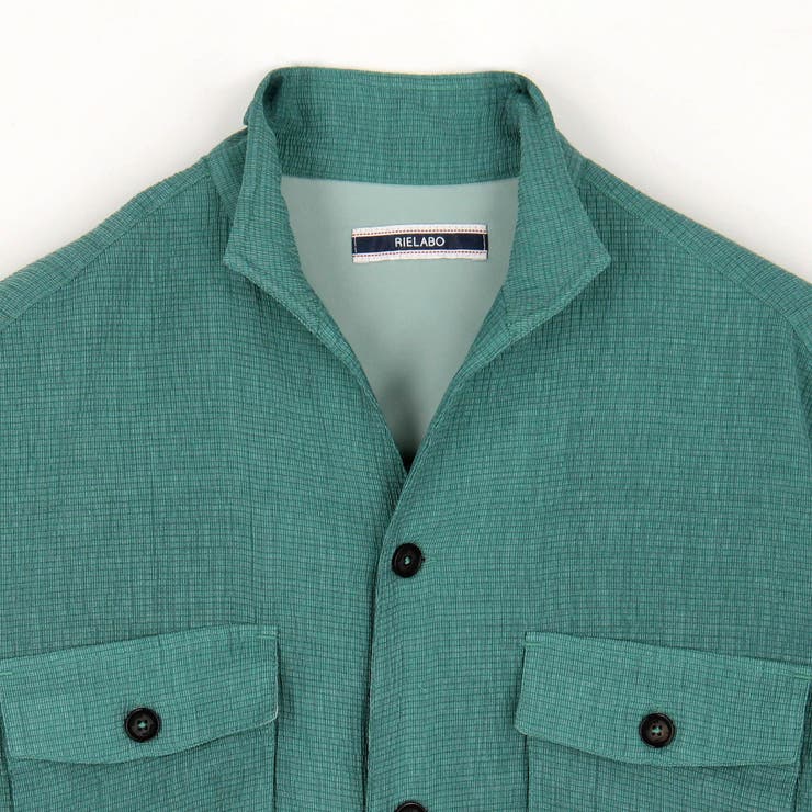 【RIELABO】ナイロンクレープオーバーシャツ | NICOLE | 詳細画像12 