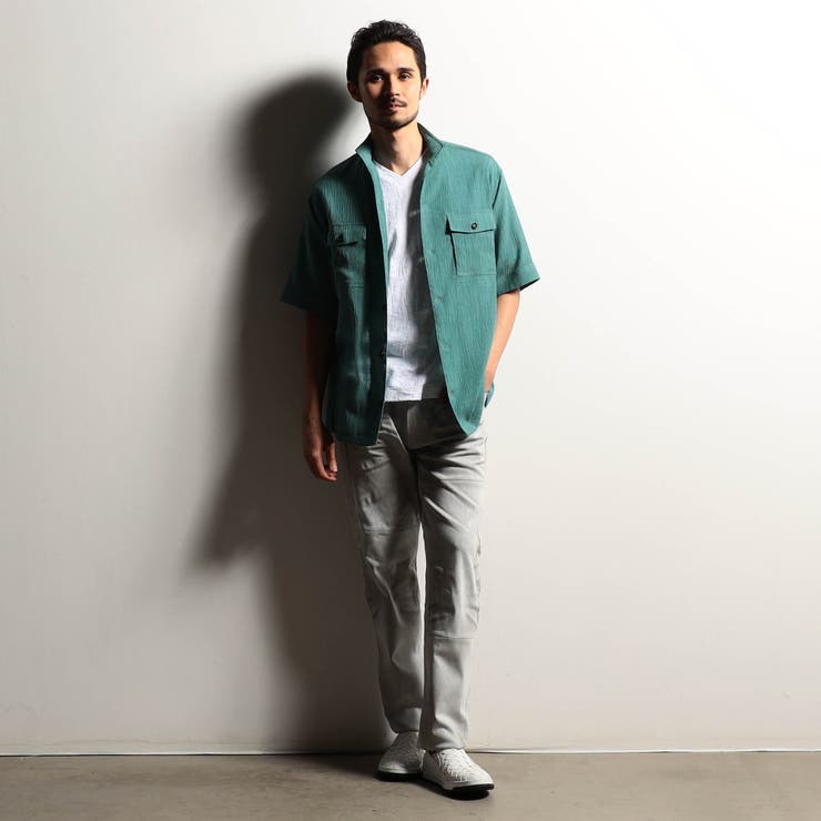 【RIELABO】ナイロンクレープオーバーシャツ | NICOLE | 詳細画像2 