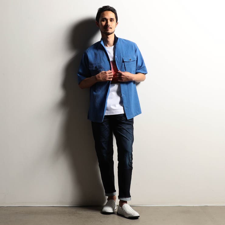 【RIELABO】ナイロンクレープオーバーシャツ | NICOLE | 詳細画像4 