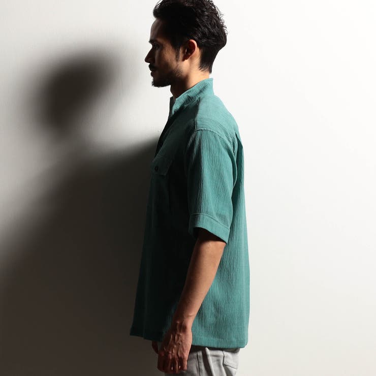 【RIELABO】ナイロンクレープオーバーシャツ | NICOLE | 詳細画像6 