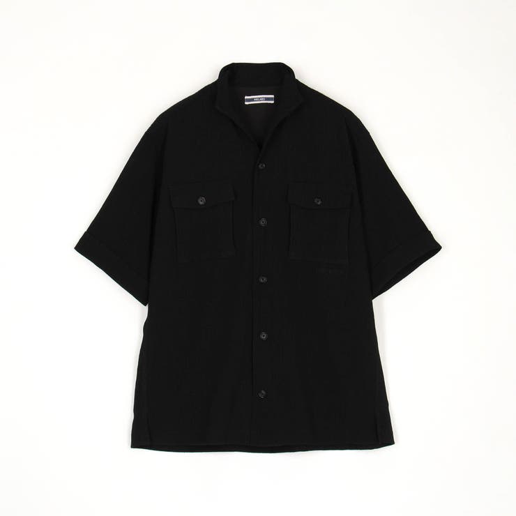 【RIELABO】ナイロンクレープオーバーシャツ | NICOLE | 詳細画像9 