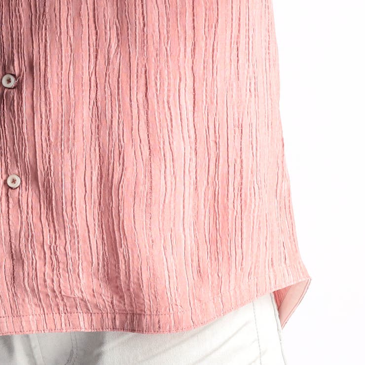 カラープリーツ7分袖スタンドカラーシャツ | NICOLE | 詳細画像20 