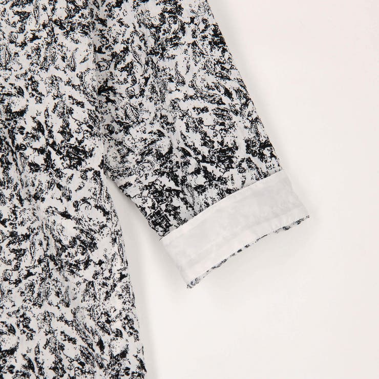 【RIELABO】アラカルトワッシャープリントシャツ | NICOLE | 詳細画像15 