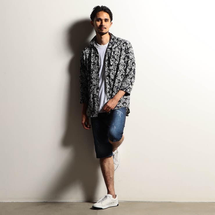 【RIELABO】アラカルトワッシャープリントシャツ | NICOLE | 詳細画像4 