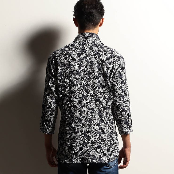 【RIELABO】アラカルトワッシャープリントシャツ | NICOLE | 詳細画像7 