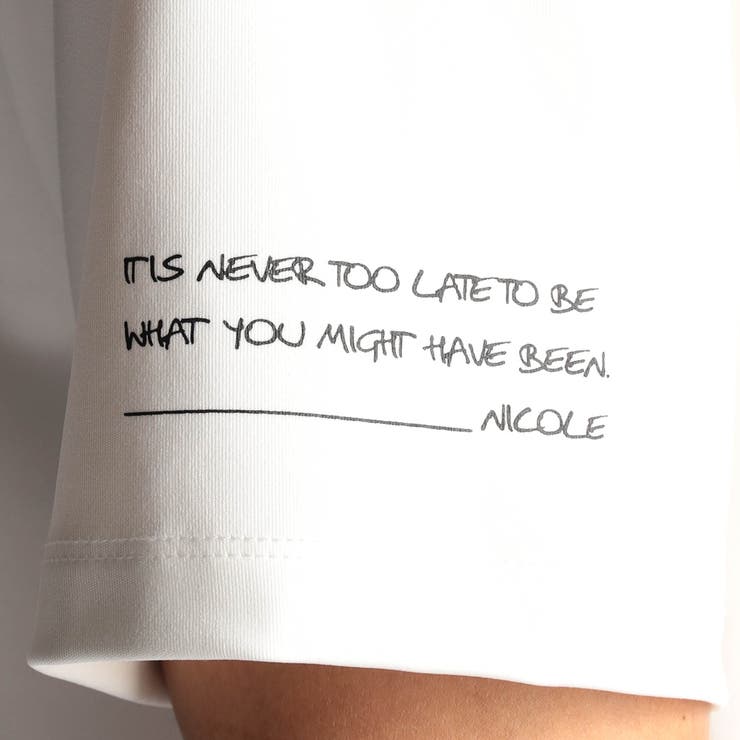 ステンドグラスプリント・ロゴ刺繍半袖Ｔシャツ | NICOLE | 詳細画像11 