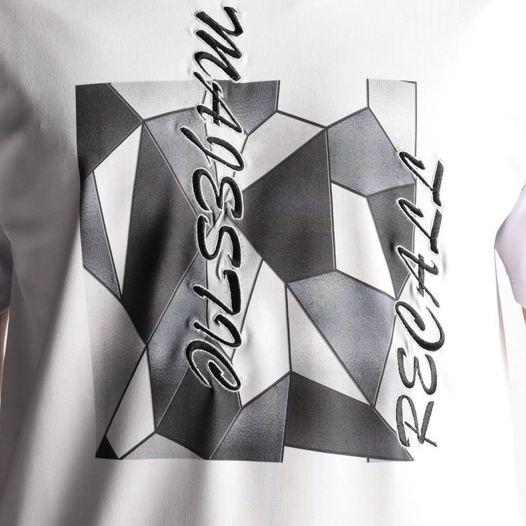 ステンドグラスプリント・ロゴ刺繍半袖Ｔシャツ | NICOLE | 詳細画像13 