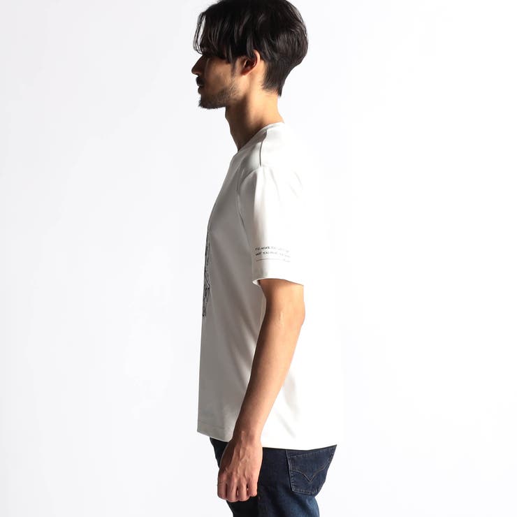 ステンドグラスプリント・ロゴ刺繍半袖Ｔシャツ | NICOLE | 詳細画像7 