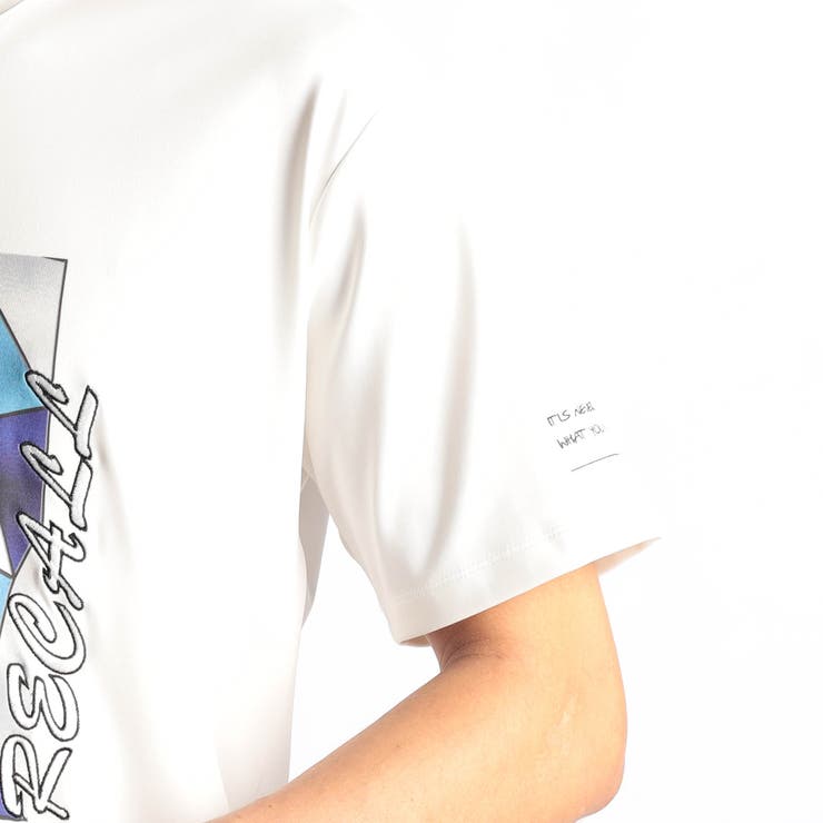 ステンドグラスプリント・ロゴ刺繍半袖Ｔシャツ | NICOLE | 詳細画像9 