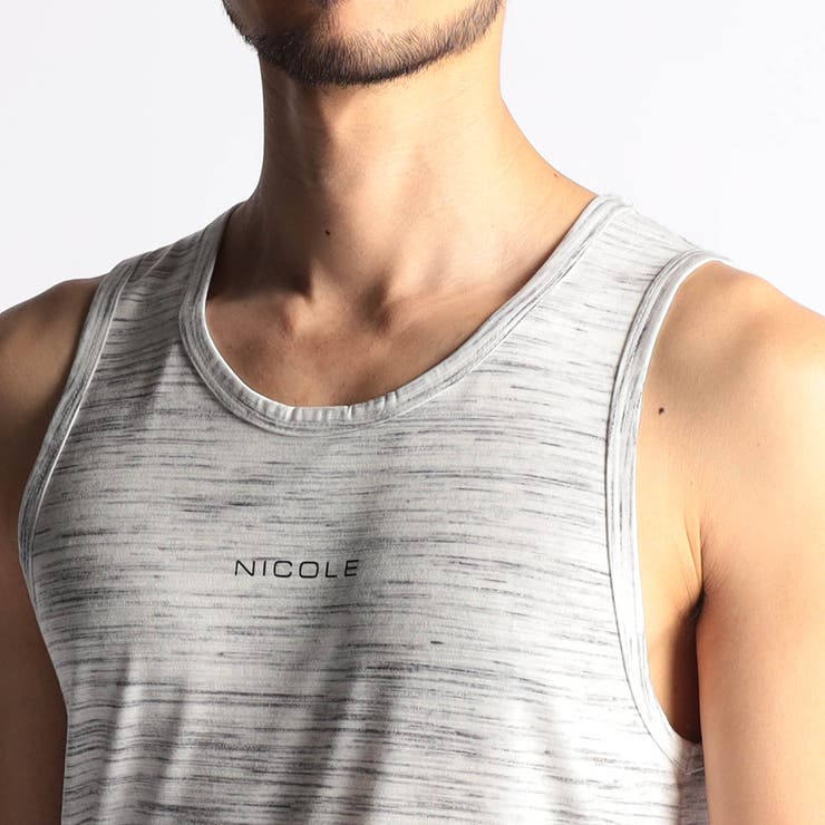 ランダムテレコ・メランジ天竺タンクトップ | NICOLE | 詳細画像10 