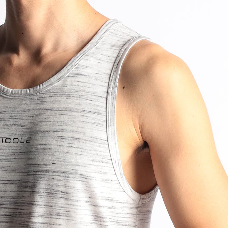 ランダムテレコ・メランジ天竺タンクトップ | NICOLE | 詳細画像11 