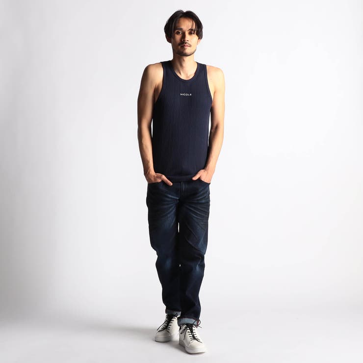 ランダムテレコ・メランジ天竺タンクトップ | NICOLE | 詳細画像5 