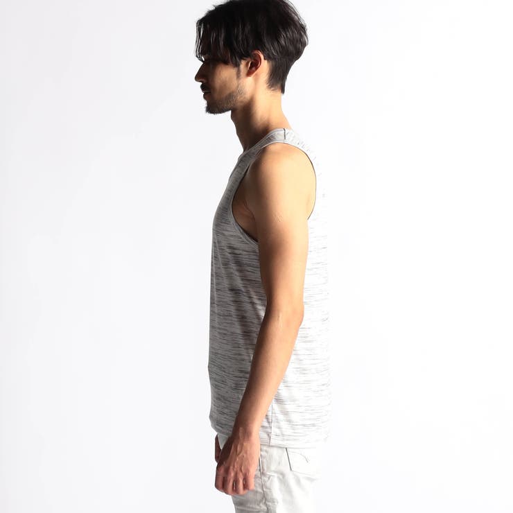 ランダムテレコ・メランジ天竺タンクトップ | NICOLE | 詳細画像9 