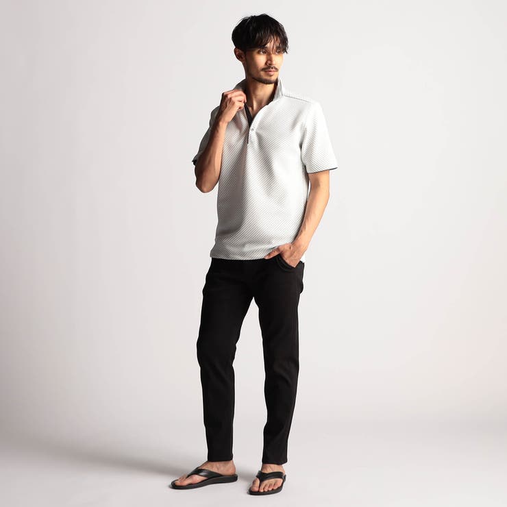 ブライトタックバイアススキッパーポロシャツ | NICOLE | 詳細画像2 