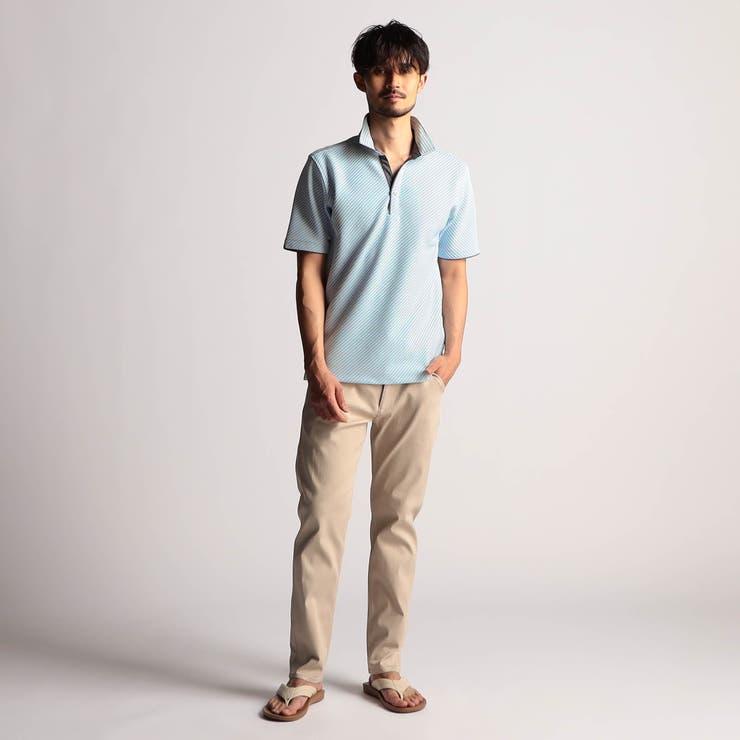 ブライトタックバイアススキッパーポロシャツ | NICOLE | 詳細画像4 