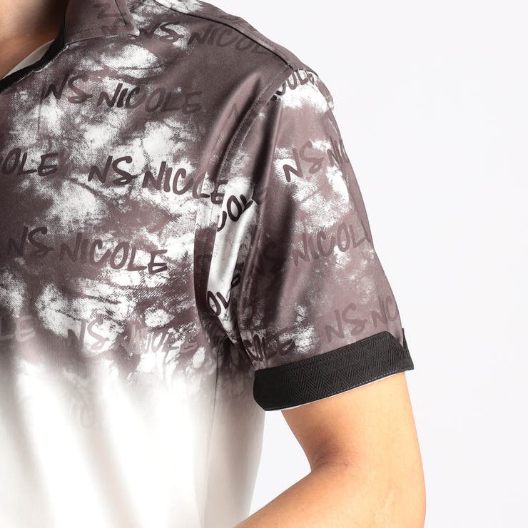 【NICOLE SPORTS】ムラ柄スキッパーポロシャツ | NICOLE | 詳細画像19 