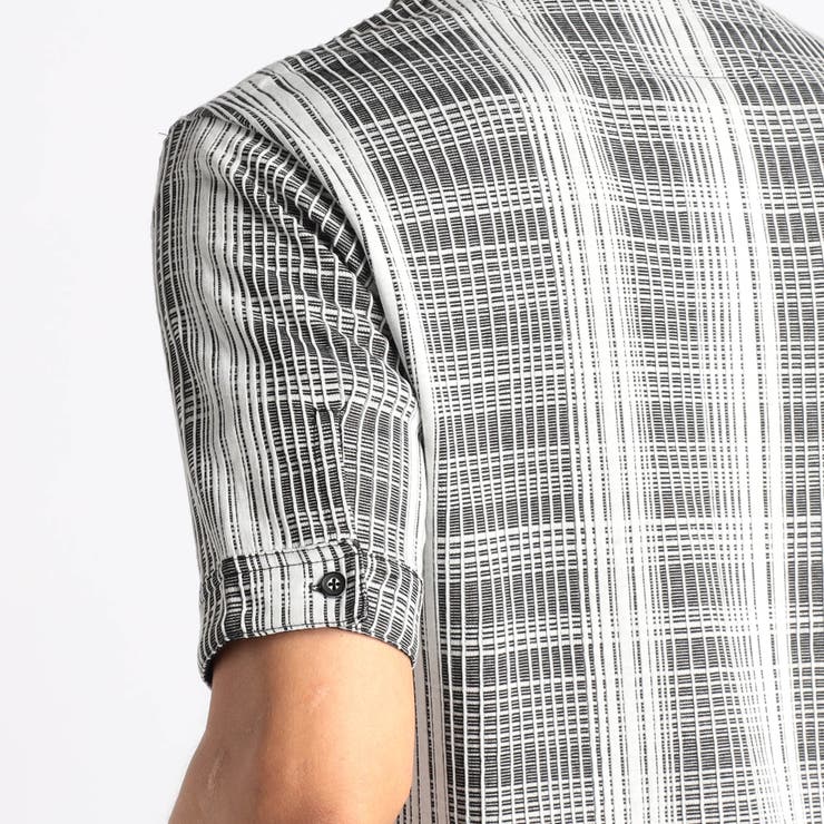 【NICOLE SPORTS】ブリスターチェックスタンドポロシャツ | NICOLE | 詳細画像12 