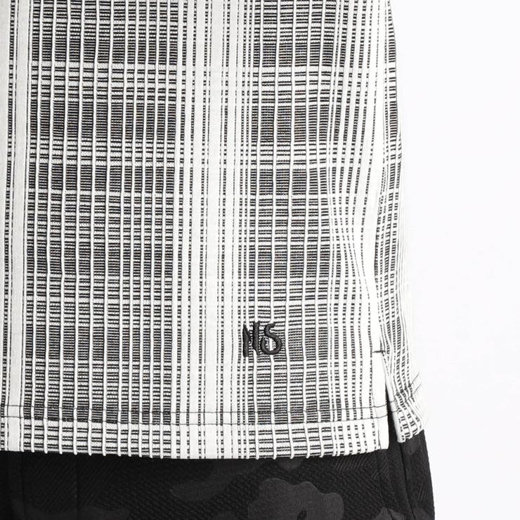 【NICOLE SPORTS】ブリスターチェックスタンドポロシャツ | NICOLE | 詳細画像13 