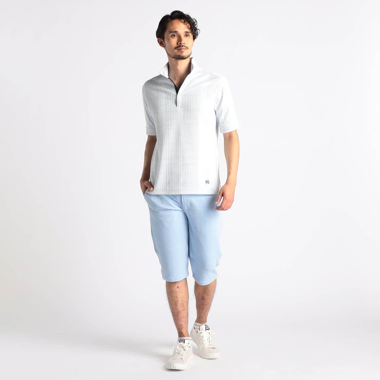 【NICOLE SPORTS】ブリスターチェックスタンドポロシャツ | NICOLE | 詳細画像5 